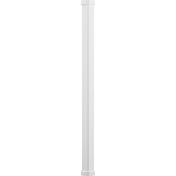 Ekena Millwork 6" x 10' Endura-Aluminum Craftsman Style Column, Square Shaft (Load-Bearing 20,000 lbs) Non-Tapered EA0610ENPSPCRCR - main